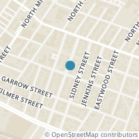Map location of 117 Estelle Street, Houston, TX 77003