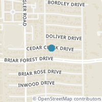 Map location of 10043 Cedar Creek Dr, Houston TX 77042