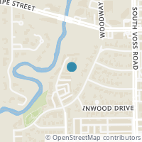Map location of 1807 Stoney Brook Drive #202, Houston, TX 77063