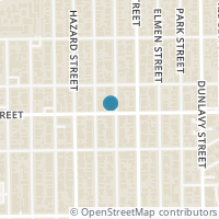 Map location of 1922 Morse St, Houston TX 77019