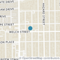 Map location of 1920 Brun St, Houston TX 77019