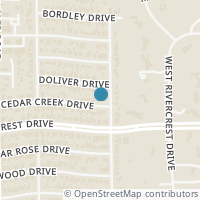 Map location of 10006 Cedar Creek Dr, Houston TX 77042