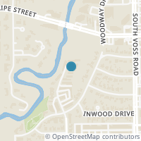 Map location of 1800 Stoney Brook Drive #105, Houston, TX 77063