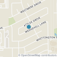 Map location of 12410 Wedgehill Ln, Houston TX 77077