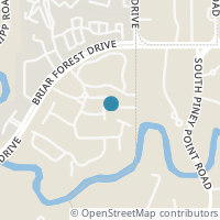 Map location of 22 Sugarberry Cir, Houston TX 77024