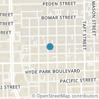 Map location of 2217 Stanford Street #2217, Houston, TX 77006