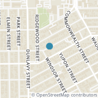 Map location of 1613 Vermont Street #A, Houston, TX 77006