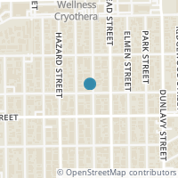 Map location of 1822A Morse Street, Houston, TX 77019