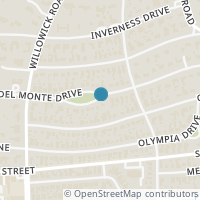 Map location of 3735 Del Monte Drive, Houston, TX 77019