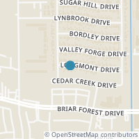 Map location of 10731 Longmont Dr, Houston TX 77042