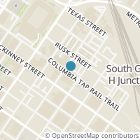 Map location of 826 Nagle St, Houston TX 77003