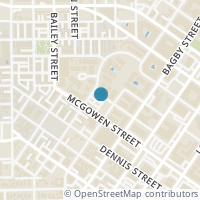 Map location of 210 Bremond Street, Houston, TX 77006