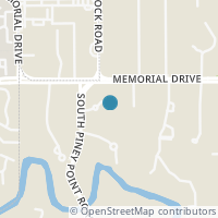 Map location of 2 Tiny Trl, Houston TX 77024