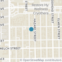 Map location of 1711 Mcduffie Street, Houston, TX 77019