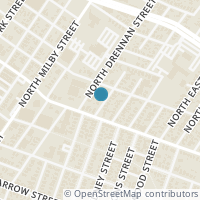 Map location of 119 N Estelle St, Houston TX 77003