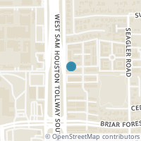 Map location of 10292 Longmont Dr #404, Houston TX 77042