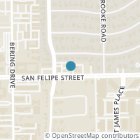 Map location of 5638 San Felipe Street, Houston, TX 77056