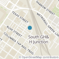 Map location of 620 Delano St, Houston TX 77003