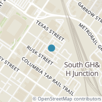 Map location of 2610 Capitol St, Houston TX 77003