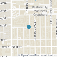 Map location of 2023 Haddon St, Houston TX 77019