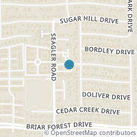 Map location of 10105 Valley Forge Dr #26, Houston TX 77042