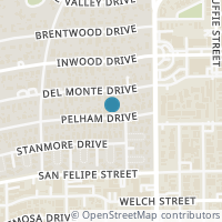 Map location of 2144 Pelham Dr, Houston TX 77019