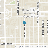 Map location of 1610 Hazard Street, Houston, TX 77019
