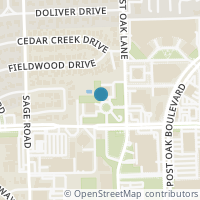 Map location of 5110 San felipe #151W, Houston, TX 77056