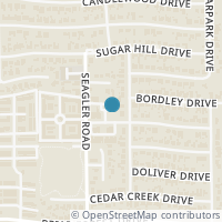 Map location of 10130 Valley Forge Drive, Houston, TX 77042