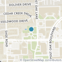 Map location of 5100 San Felipe Street #57E, Houston, TX 77056