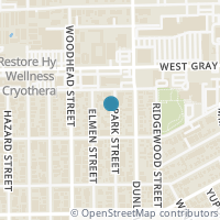 Map location of 1518 Park St #811, Houston TX 77019