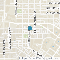Map location of 1807 Bailey St, Houston TX 77019