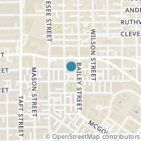Map location of 1513 Oneil Street, Houston, TX 77019