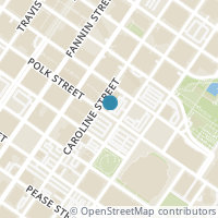 Map location of 1211 Caroline Street #1305, Houston, TX 77002