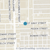 Map location of 815 W Gray St #3, Houston TX 77019