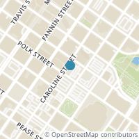 Map location of 1211 Caroline Street #1402, Houston, TX 77002