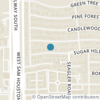 Map location of 10226 Sugar Hill Dr, Houston TX 77042