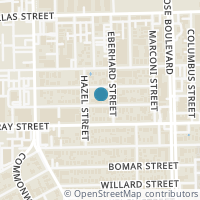Map location of 1234 W Pierce St, Houston TX 77019