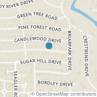 Map location of 10030 Holly Springs Drive, Houston, TX 77042