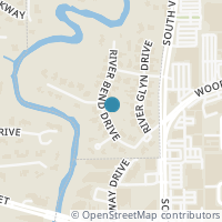 Map location of 1117 River Bend Drive, Hunters Creek Village, TX 77063