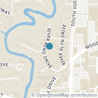 Map location of 1109 River Bend Drive, Hunters Creek Village, TX 77063