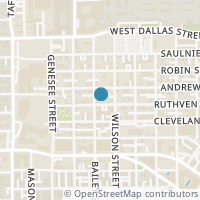 Map location of 1422 Ruthven Street, Houston, TX 77019