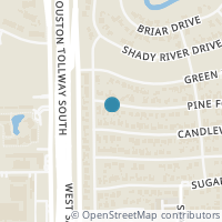 Map location of 10323 Pine Forest Rd, Houston TX 77042