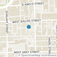Map location of 1010 Rosine Street #22, Houston, TX 77019