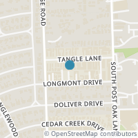Map location of 5111 Tangle Ln, Houston TX 77056