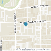 Map location of 1012 Rochow Street, Houston, TX 77019