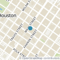 Map location of 917 Main Street #607, Houston, TX 77002