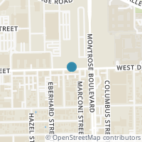 Map location of 2617 W Dallas Street, Houston, TX 77019