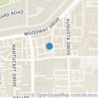 Map location of 5955 Woodway Place Court, Houston, TX 77057