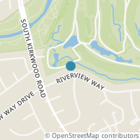 Map location of 11738 Riverview Dr, Houston TX 77077